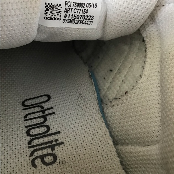 Baby blue adidas Cloudfoam size 6 - Picture 4 of 5